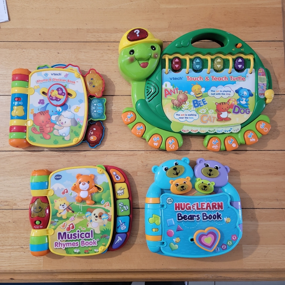 Touch & Teach Interactive Toy Book Lot